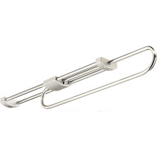 Emuca 7085325 Wardrobe pull out clothes hanger rail organizer rack, lenght 350mm