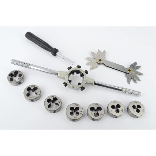 Brüder Mannesmann M53250-B Thread Cutting Tool Set, 32 Pieces 2