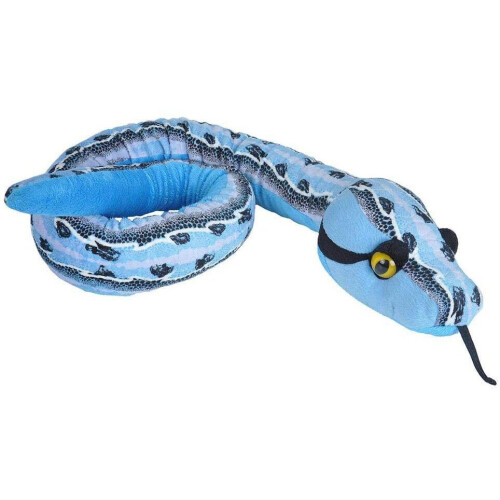 Wild Republic 22189 Plush Snake Slipstream Blue Soft Toy Gifts for Kids 137cm on OnBuy