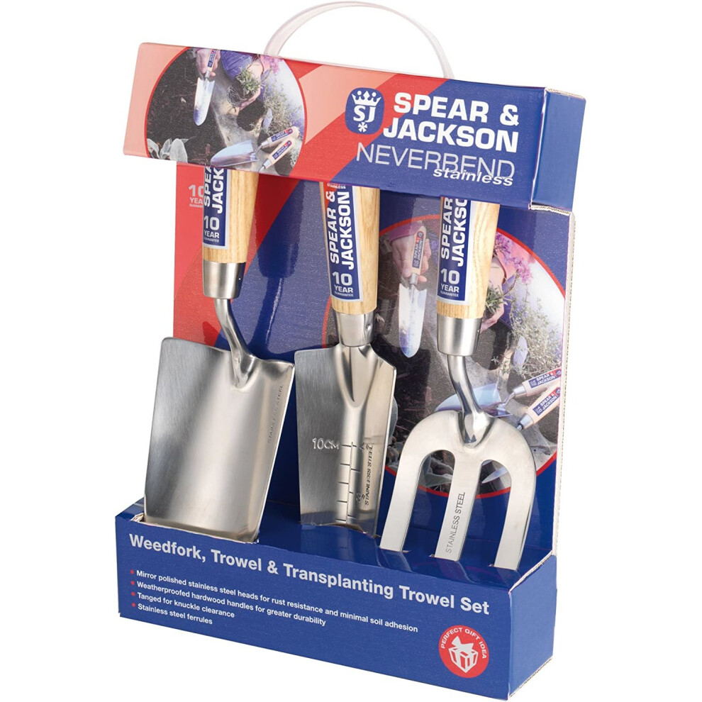 Spear & Jackson Neverbend Stainless Hand Tool Gift Set