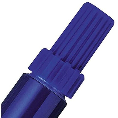 Pentel Pentel N60 Permanent Marker Chisel Tip Max.6mm Line Blue Ref N60-C [Pack of 12] 2