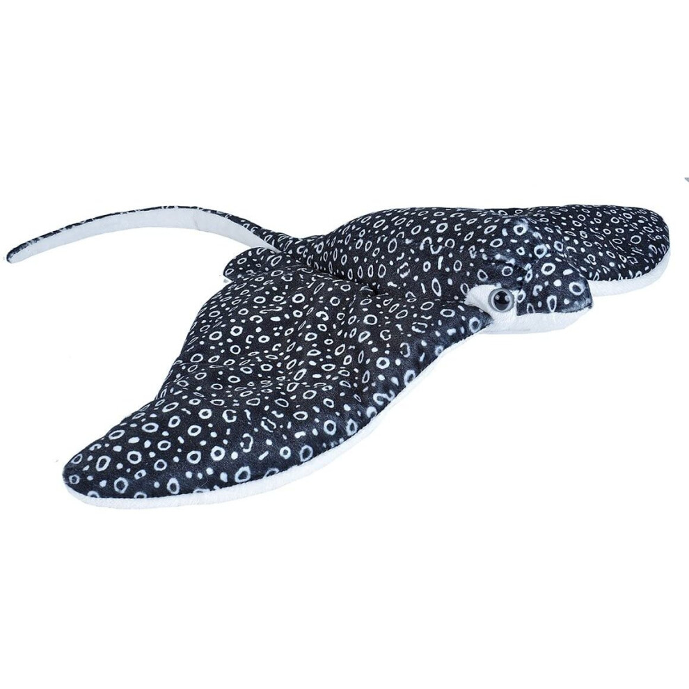 Wild Republic Eagle Ray Plush Soft Toy, Cuddlekins Cuddly Toys, Gifts for Kids 30 cm