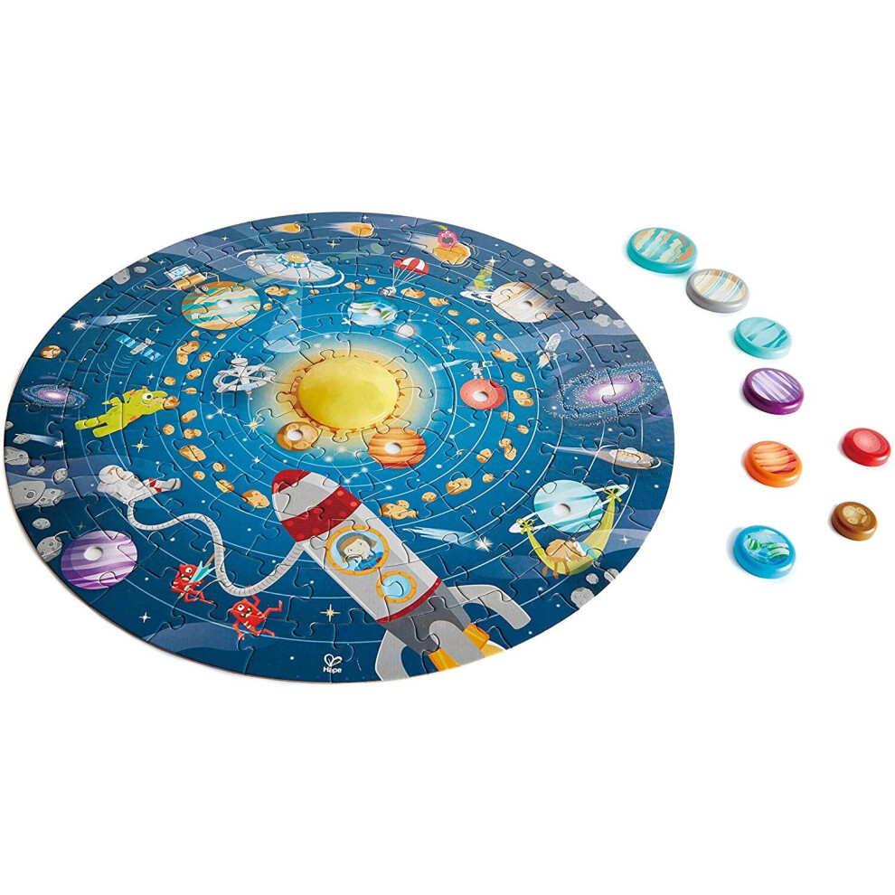 Hape E1625 Solar System Puzzle, Multicoloured