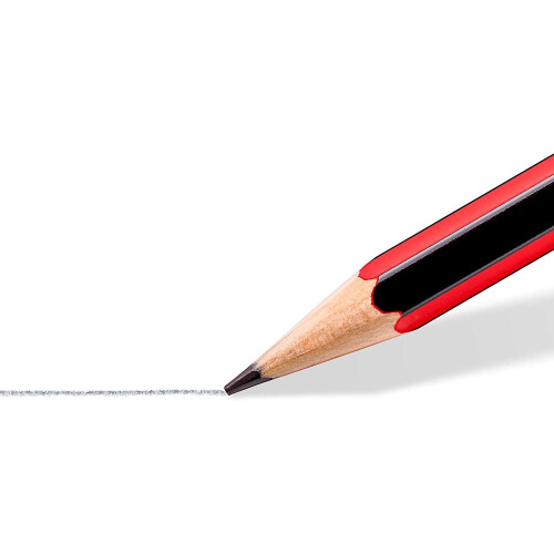 Staedtler Staedtler Tradition 112 Pencil with Eraser Tip HB (Pack of12) 2