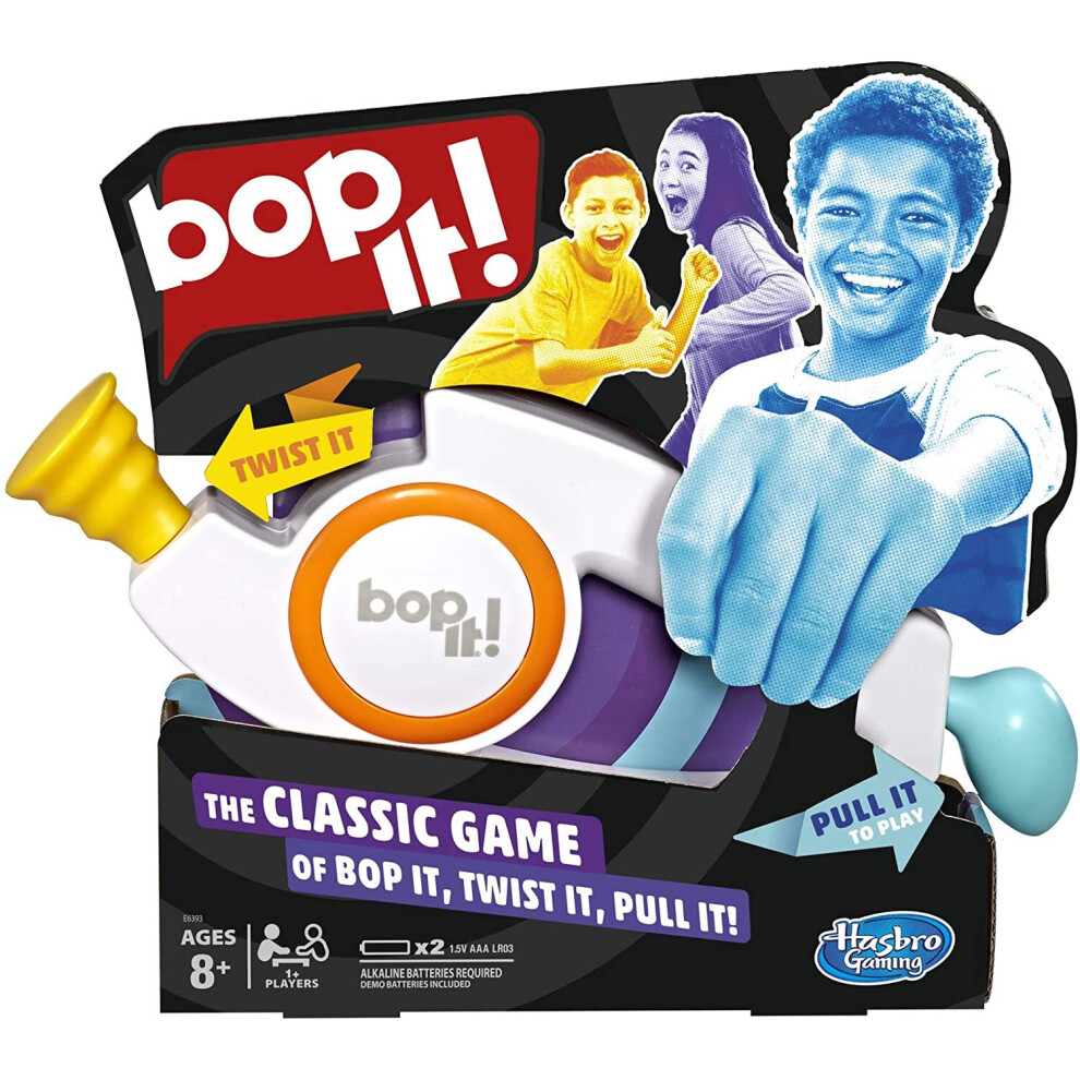 Bop It! Electronic Game for Kids 8+ - Pass-and-Play Multiplayer or Solo Challenge-image-OPC-P5W5WHR-NEW