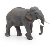 Figurinha - Papo - Elefante da Ásia - Pintado à mão - Alto nível de detalhes