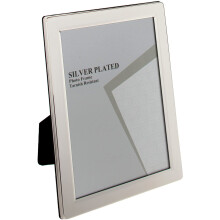 Maturi 2.5 x 3.5-inch Flat Edge Photo Frame, Silver Plated, 2.5' x 3.5'