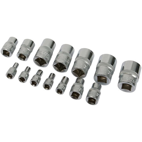 Silverline Silverline 675072 Socket Torx Ext E4-E24 - Set of 14 2