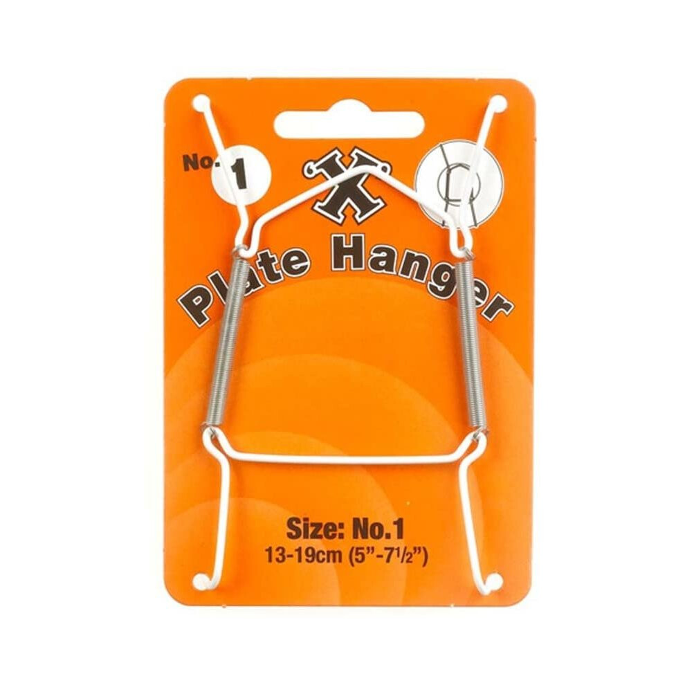 X No1 13-19Cm Plate Hanger White