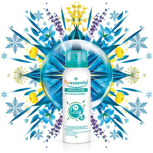 Puressentiel Circulation Spray with 17 Essential Oils, 100 ml 2