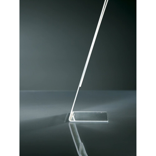 SIGEL TA210 Sign Holder, Slanted, for A4, Single-Sided Presentation, Acrylic, Transparent, 1 pc. 1