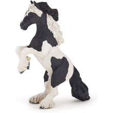 Figurinha Cob cabré - PAPO - CAVALOS, POTROS E PÔNEIS - Branco - Para Crianças a partir de 3 anos