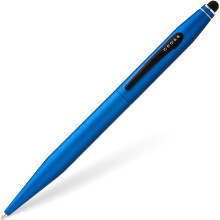 CROSS Tech2 Metallic Blue Ballpoint Pen with Stylus incl. Premium Gift Box  Refillable Medium Ballpen