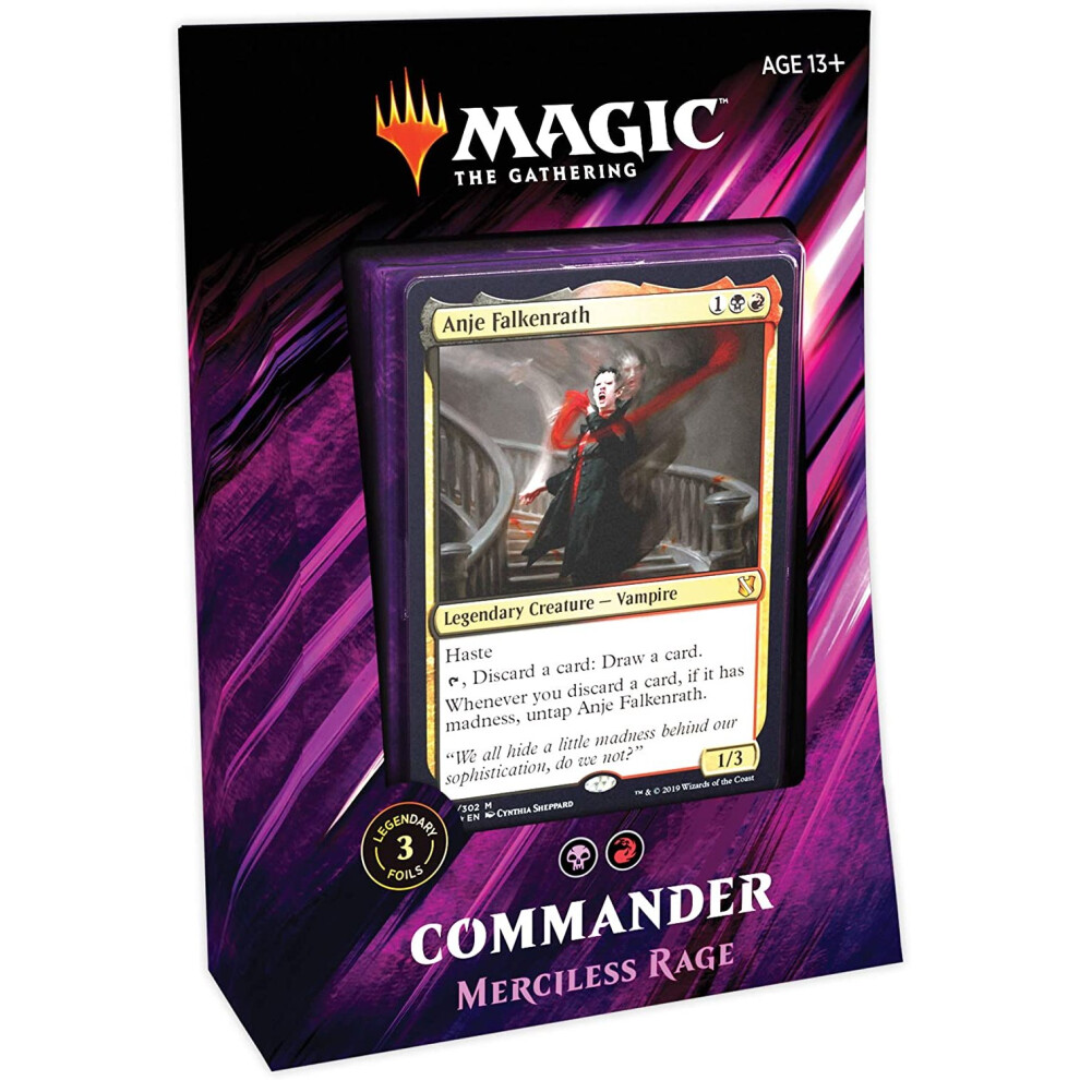 Magic: The Gathering Commander Merciless Rage Deck