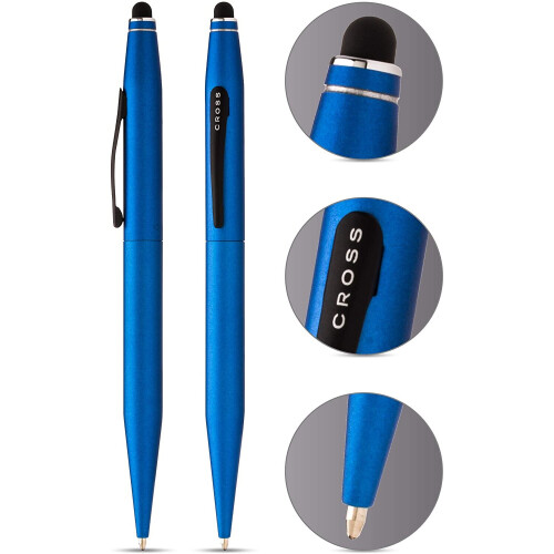 Cross Cross Tech2 Nachfüllbare Tech2 in Premium Geschenkbox - Mittelspitze, Schwarze Tinte, Blau 1