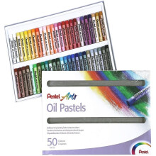 Pentel PHN4-50 Oil Pastels - Pack of 50