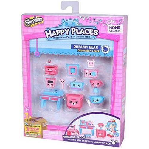 Shopkins Set di Gioco Dreamy Bear Shopkins Decorator Pack 1