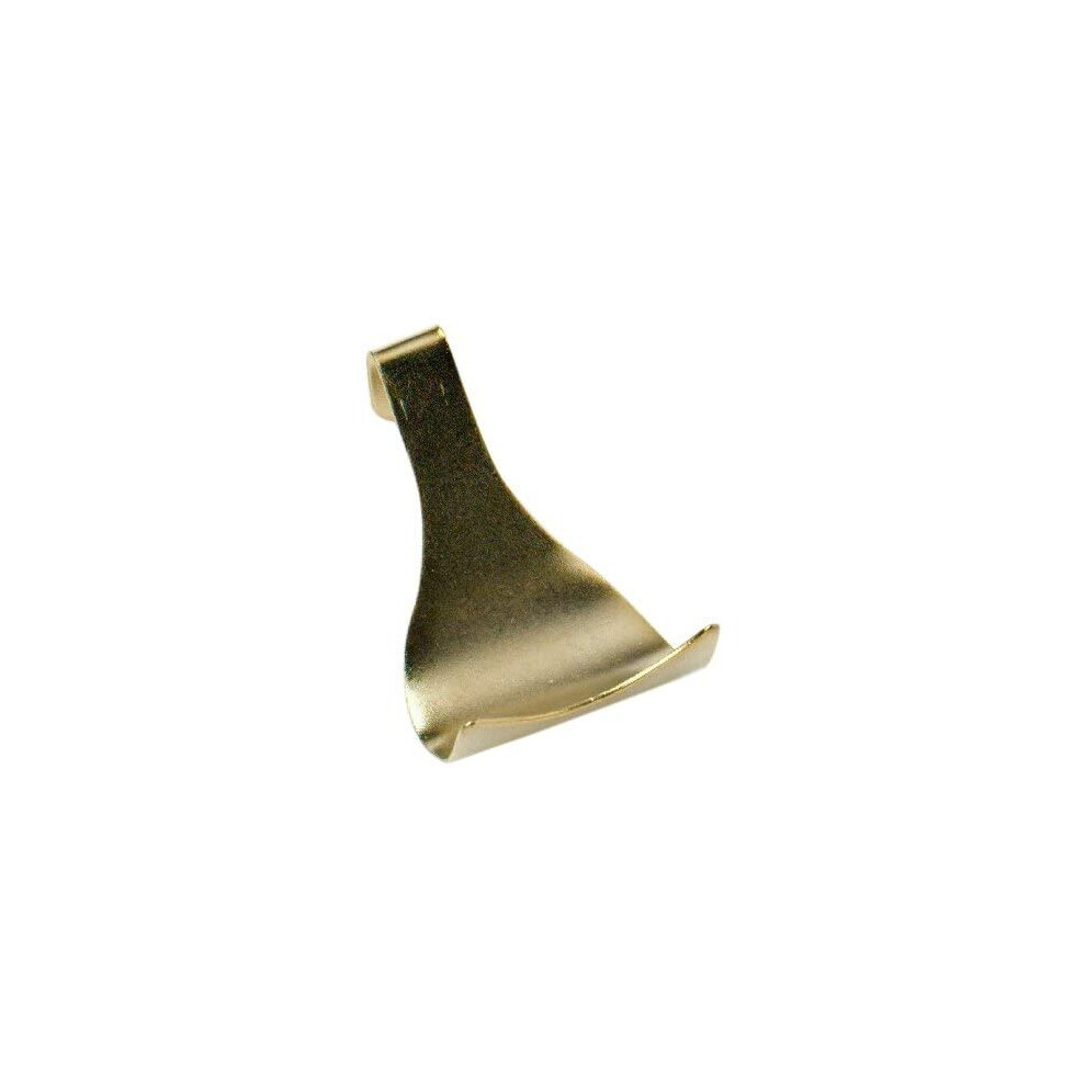 Merriwayâ® Bh00086 Eb Brass Plated Picture Rail Moulding Hook - Pack Of 20 5013249299420