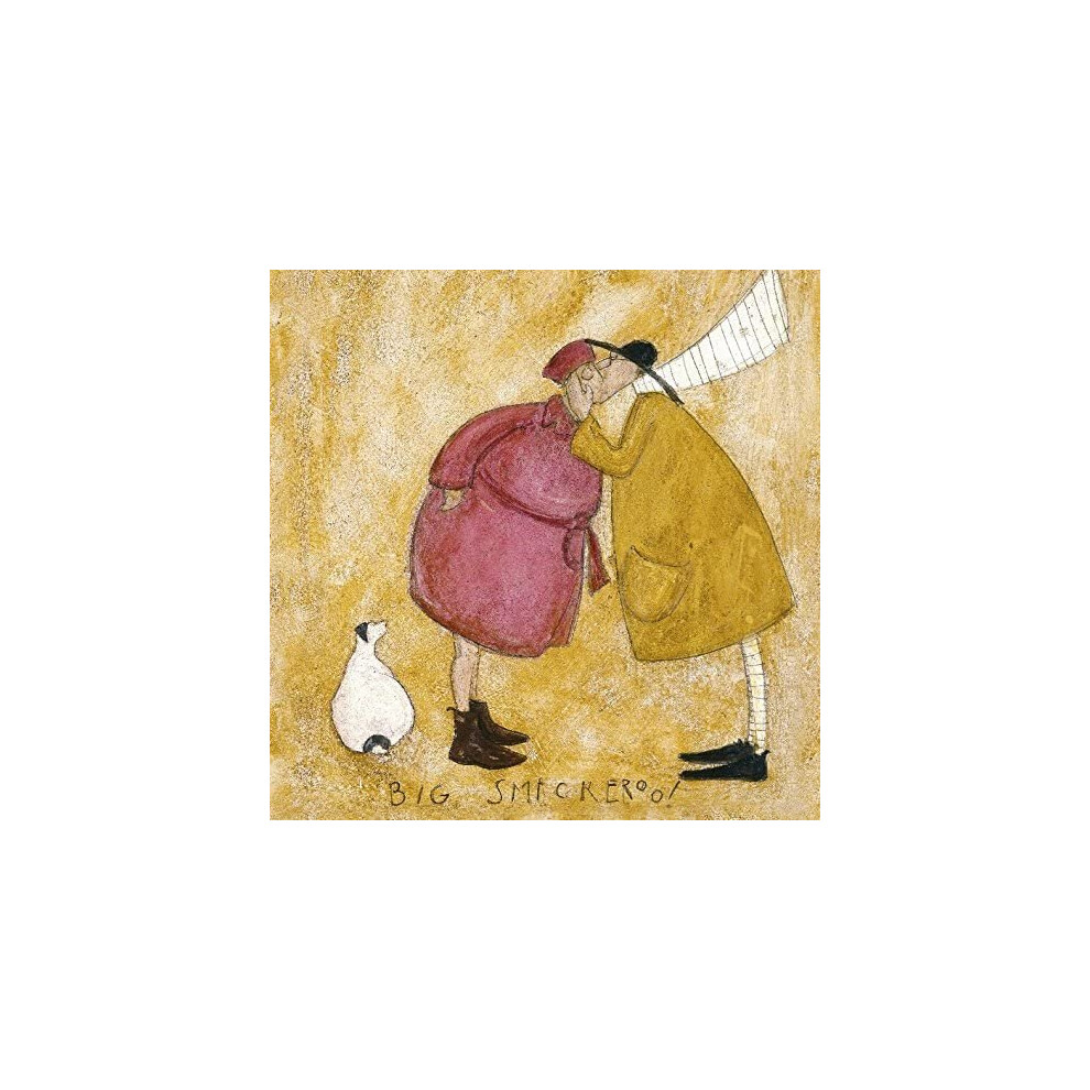 Sam Toft (Big Smackeroo!) 30 x 30 x 4cm Canvas Print