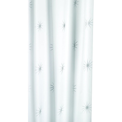 Croydex Croydex Stellar Water-Resistant Textile Shower Curtain 1