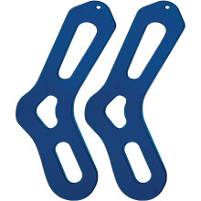 KnitPro EU Sizes 35-37.5 Aqua Sock Blockers, Set of 2, Translucent Aqua