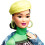 Barbie Barbie BMR1959 Κούκλα Μόδας, Καφέ, σε Νεον Φόρεμα Motocross, Τζιν Μπουφάν και Μπερέ 2