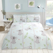 Rapport Fun Koala, Duvet Set, Multi, Size: Single-135cm x 200cm