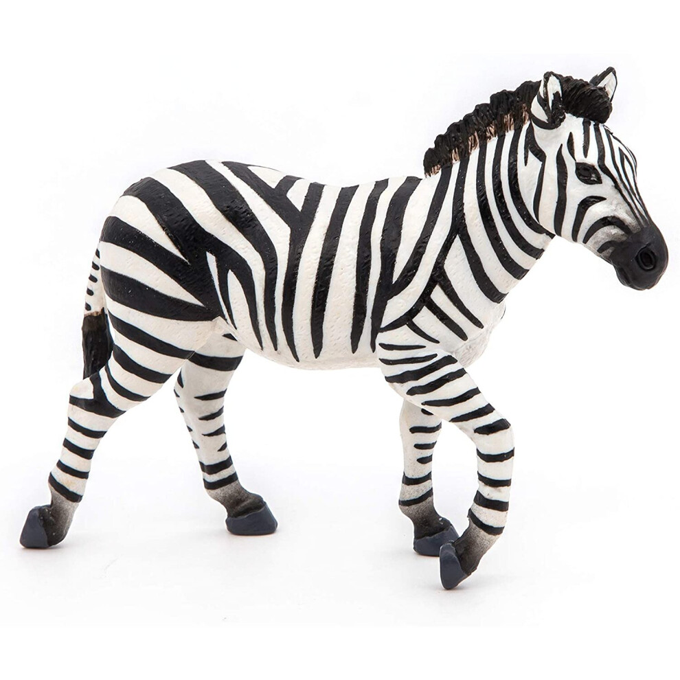 Papo -Dipinta A Mano- Figurina-Fauna Selvatica -Zebra Maschio-50249-Collezione -Adatto A Bambini E Bambine - A Partire Dai 3 Anni Di Età-image