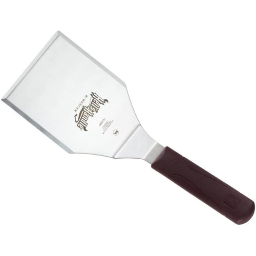 Mercer Culinary Hell's Handle 5 x 4-Inch Heavy Duty Turner/Spatula, Stainless Steel, Multi-Colour