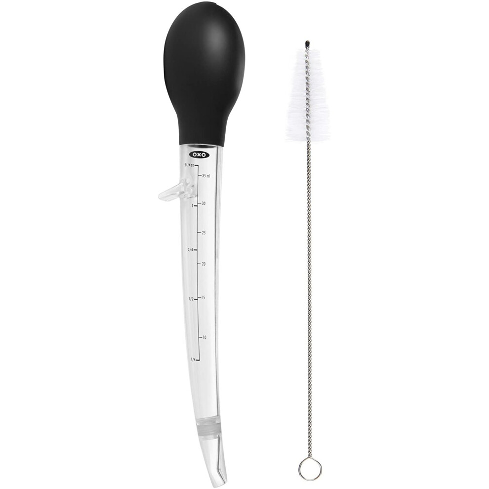 OXO Good Grips Angled Baster with Cleaning Brush