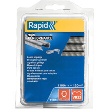 Rapid High Performance Galvanised Fence Hog Rings, VR22, 5-11 mm, 40108806 - 1100 Pieces