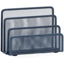 Zeller Letter Holder 17x8x13,5cm in Anthracite, Bamboo, 28 x 28 x 13 cm