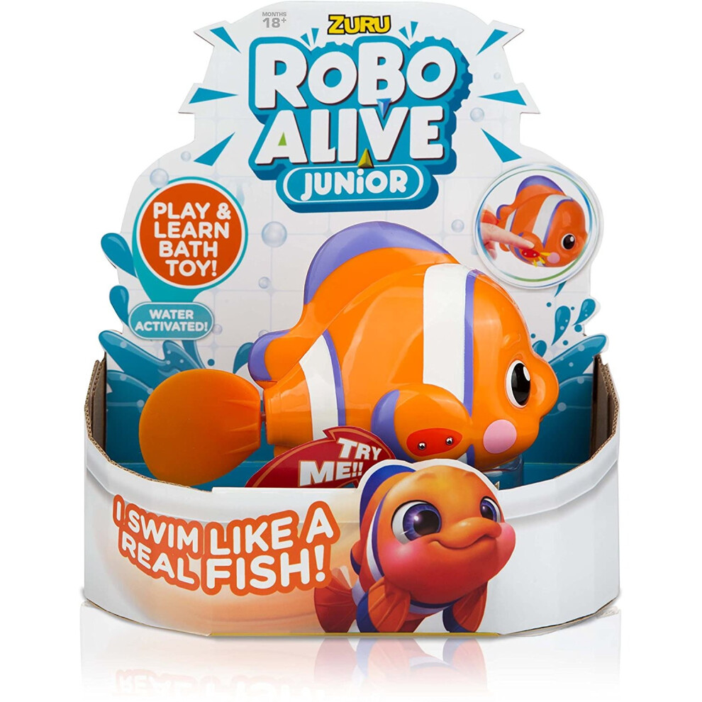 ROBO ALIVE JUNIOR Little Fish Battery-Powered Bath Toy by ZURU 25253