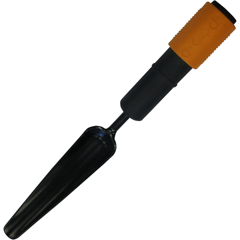 Fiskars QuikFit Weed Extractor, Narrow Head, Width: 3.5 cm, Steel Head, Black/Orange, 1000731