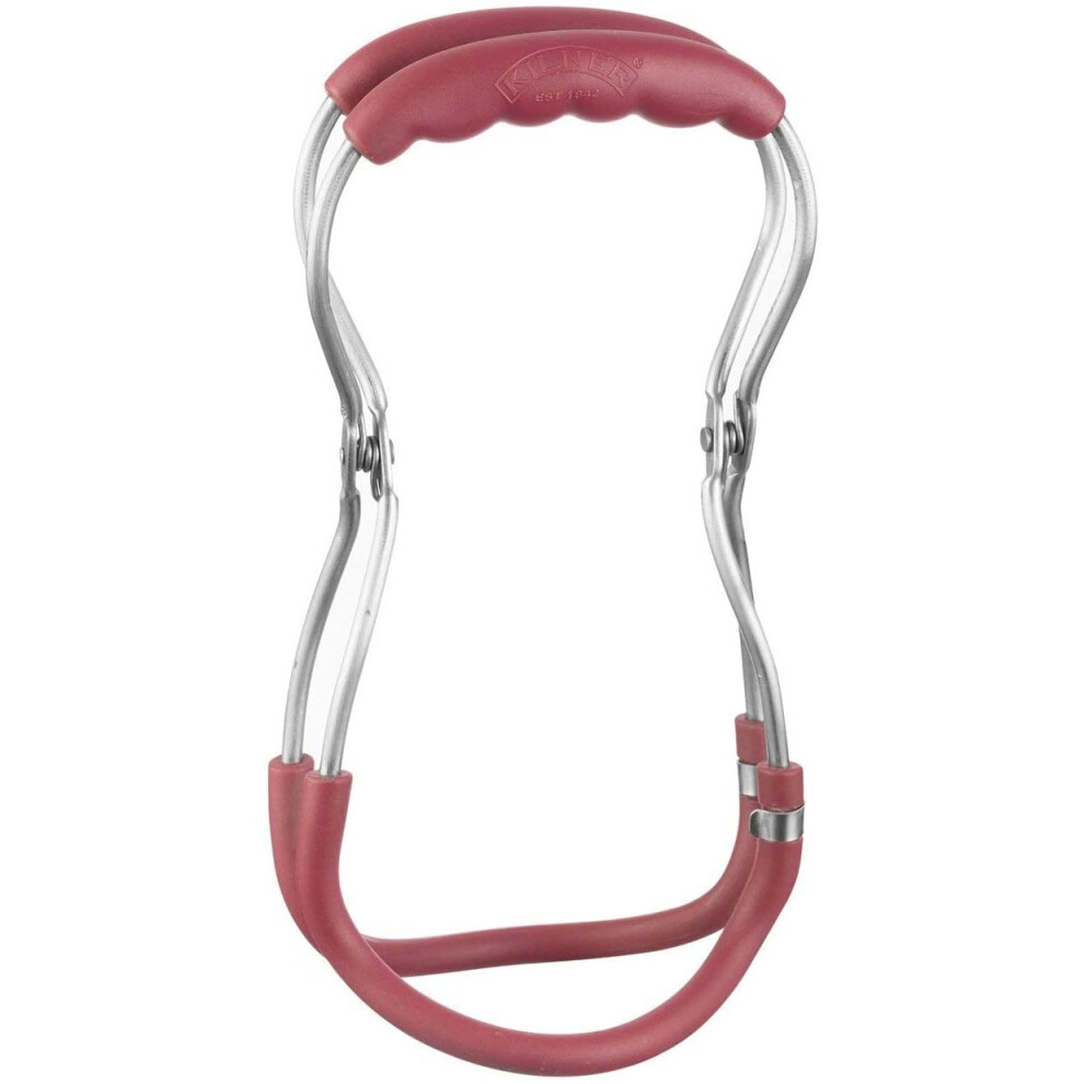 Kilner Jam Jar Sterilising Tongs, Steel, Silver/Red, 6 x 10 x 24 cm
