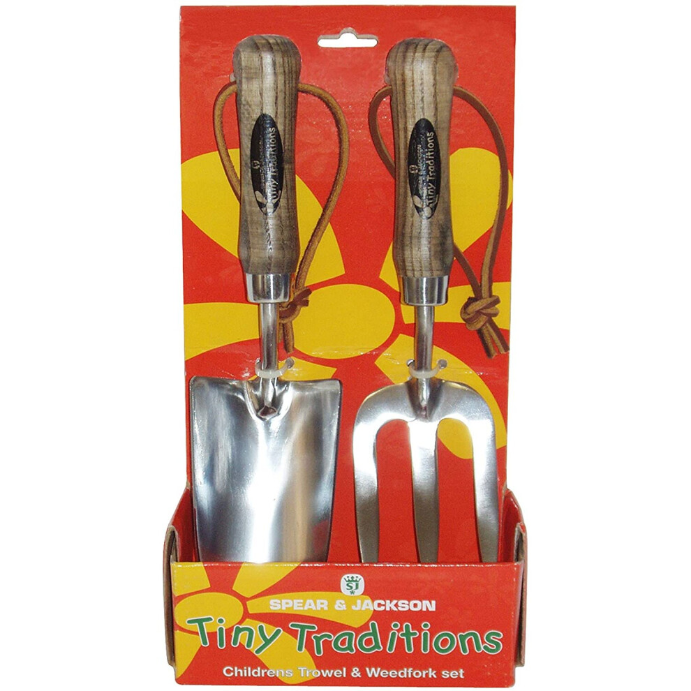 Spear & Jackson Traditional Children's Trowel And Weed Fork Set