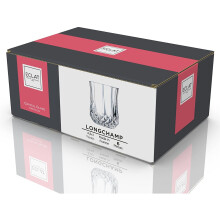 Eclat Cristal D'Arques Longchamp Shot Glass, Crystal, 4.5 cl, Pack of 6