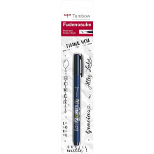 Tombow WS-BH-1P Fudenosuke Hard Tip Brush Pen - Black