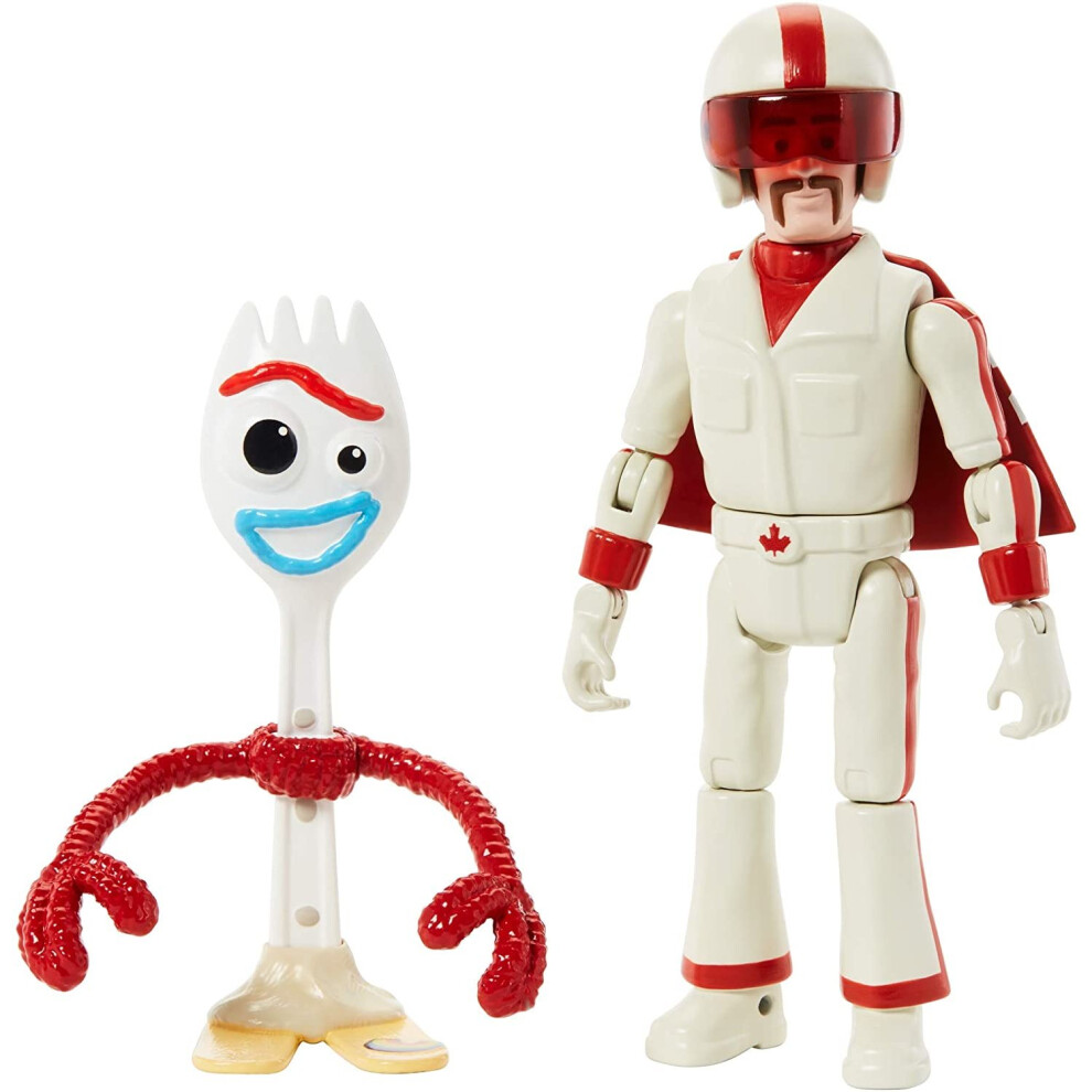 Disney Pixar Toy Story 4 Storytelling 2-Pack with 3' Tall Forky and 5.9' Tall Duke Caboom Posable Figures?