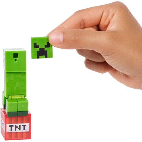 Mattel Minecraft Comic Maker Creeper Actionfigur 1
