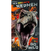JURASSIC WORLD JW013 Nephew Birthday Card