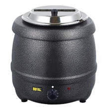 Buffalo Graphite Grey Soup Kettle 10Ltr/375X330mm Electric Jug Kitchen