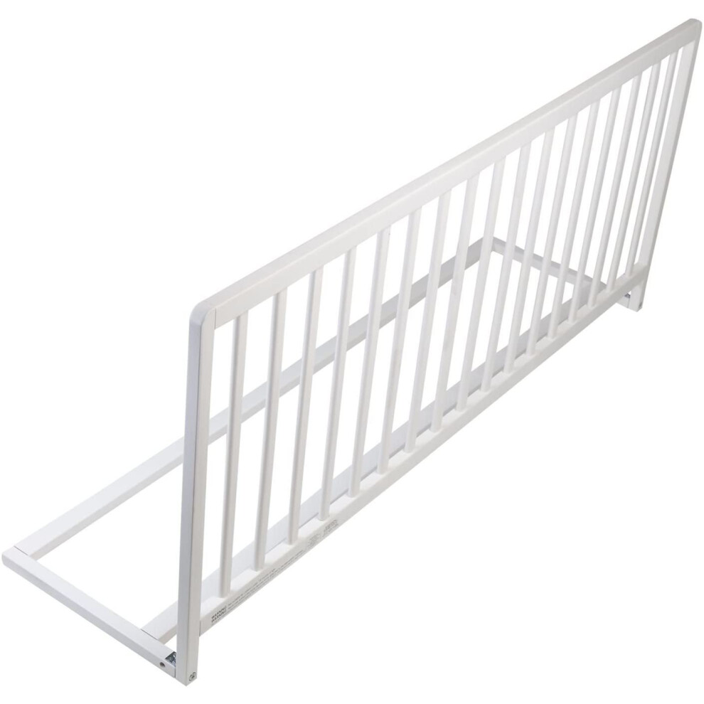 Safetots Extra Wide Extra Tall Wooden Bed Rail White