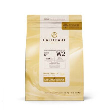 Callebaut Chocolate White Easi-Melt Buttons Callets 2.5 Kg