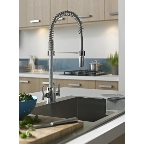 Bristan Bristan AR SNKPRO C Artisan Professional Kitchen Sink Mixer Tap with Pull Out Hose, Chrome 2