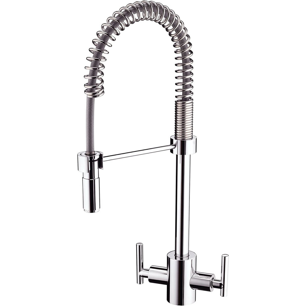 Bristan AR SNKPRO C Artisan Professional Kitchen Sink Mixer Tap with Pull Out Hose, Chrome