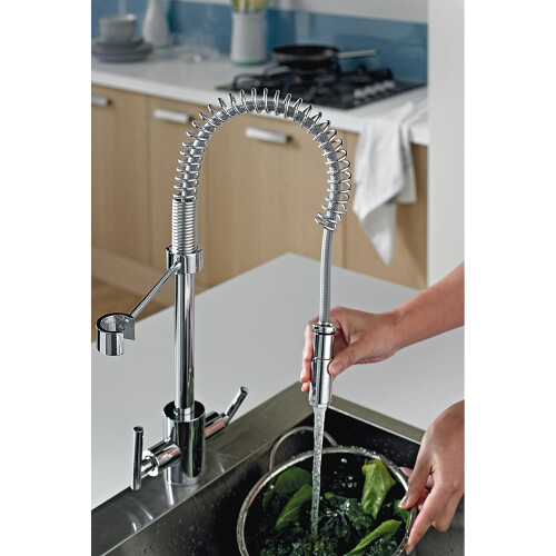 Bristan Bristan AR SNKPRO C Artisan Professional Kitchen Sink Mixer Tap with Pull Out Hose, Chrome 1