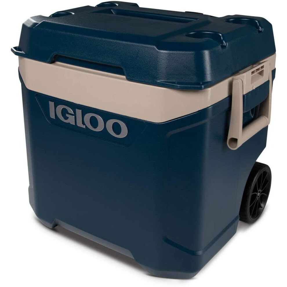Igloo MaxCold Latitude 58 Litre 62QT Rolling Cool Box Ice Cooler