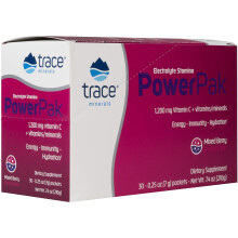 Trace Minerals Æ, PowerPak de Eletrólitos Stamina, Mixed Berry, 30 Embalagens, 0.25 oz (7 g) Cada