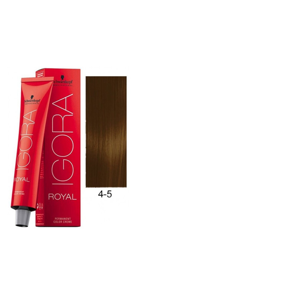 (4-5 Medium Brown Gold) Schwarzkopf Royal Igora Medium Brown Gold